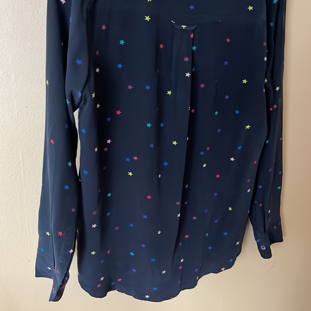 Rails Silk Button Down Size Medium - image 7